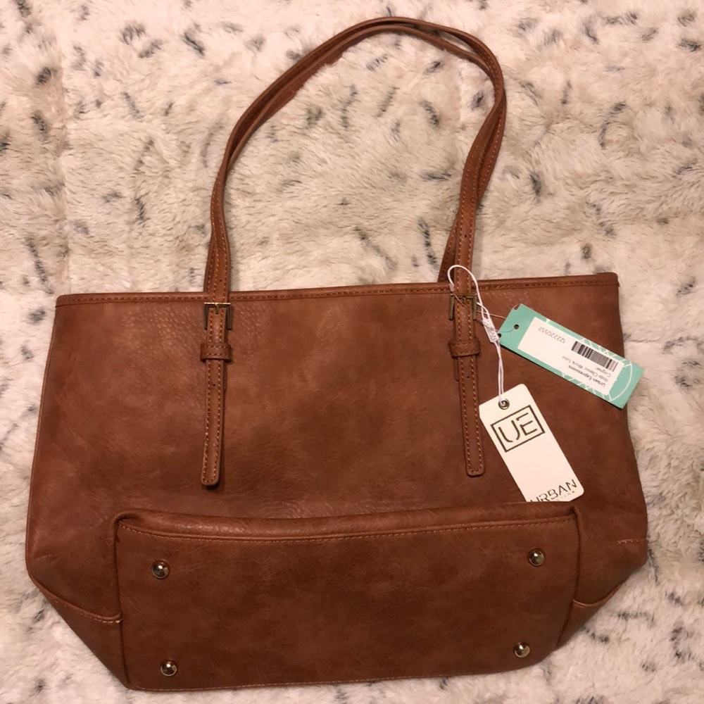 Faux leather purse